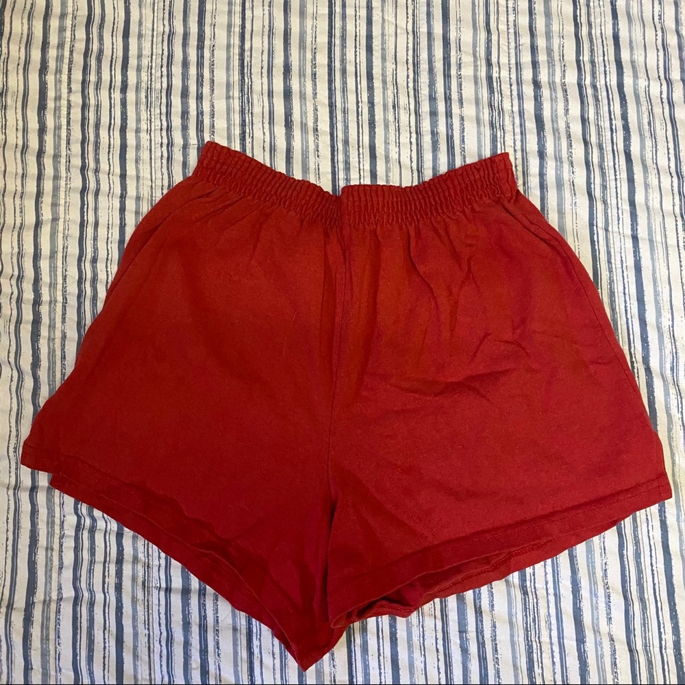 Soffe red shorts